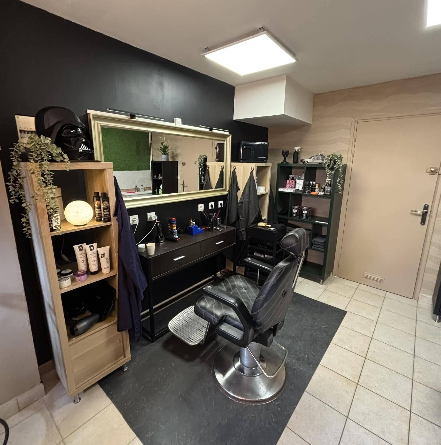 Fauteuil barbier salon Benny D'Coiff